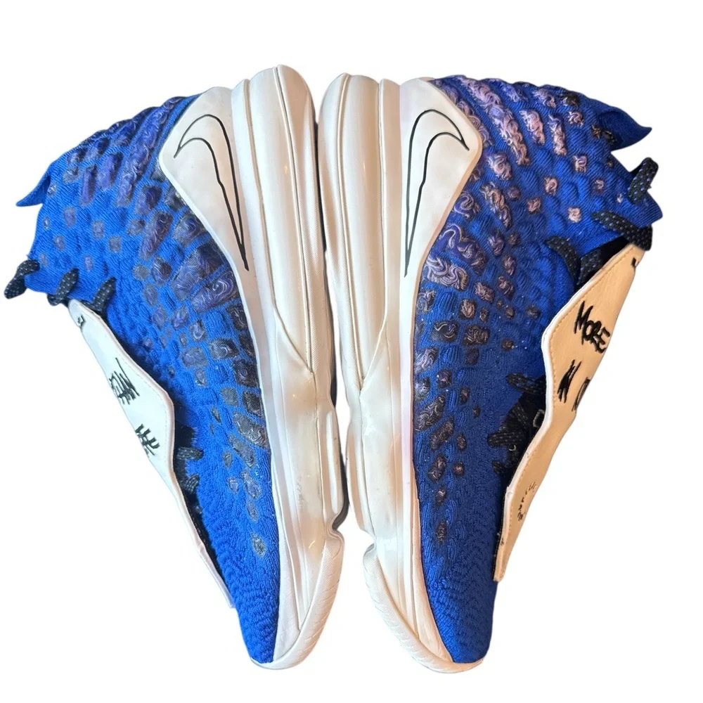 Nike Uninterrupted x LeBron 17 More Than An Athlete Blue Sneakers Men’s Size 9.5 - Picture 6 of 8